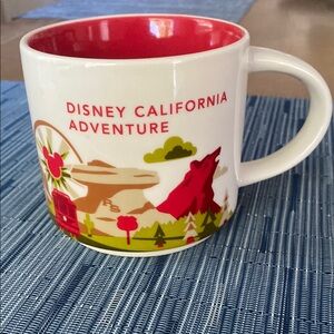 Disney California Adventure Mug - Red, Green, and White